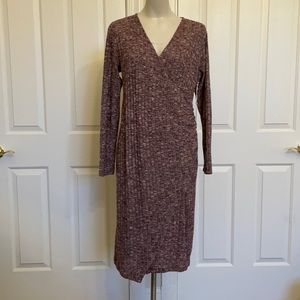 Long sleeve maternity dress
